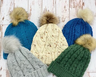 Faux Cable Craze | Knitting Pattern Collection | Cables | Beginner