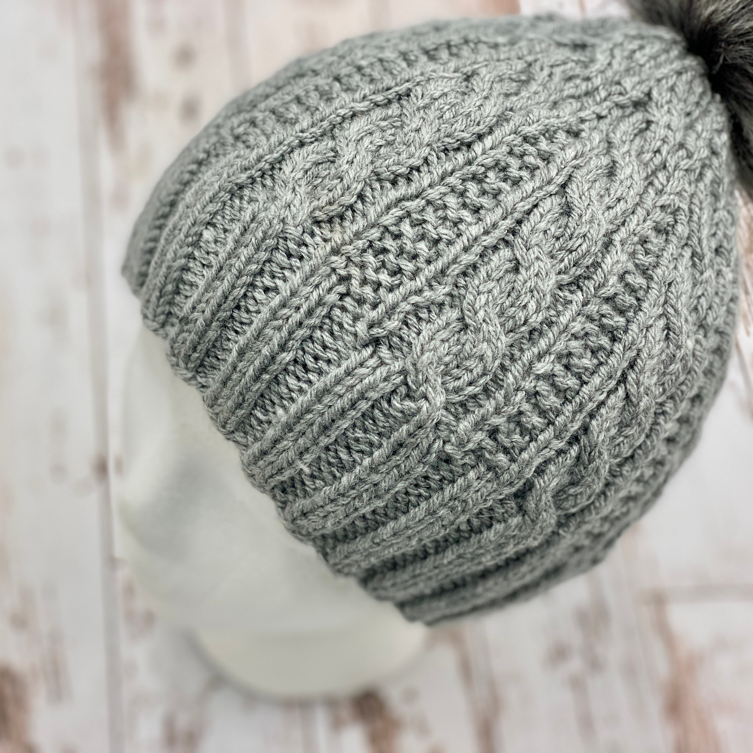 Pattern For Basic Toque Oxford Road Toque | Knitting Pattern | Cables | Beginner - Etsy