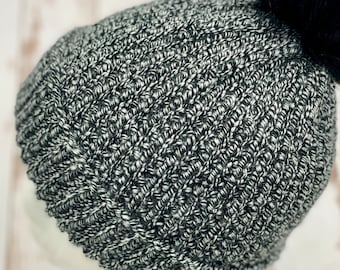 Headwaters Hat Knitting Pattern: Beginner Ribbed Beanie (PDF Pattern)