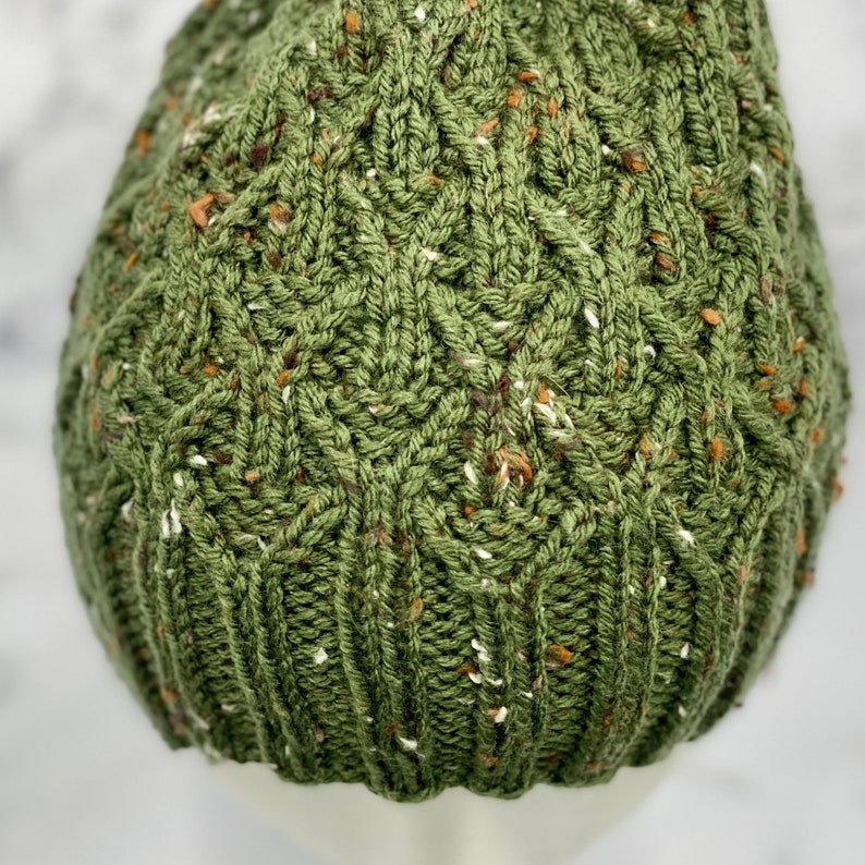 Decision Tree Toque | Knitting Pattern | Cables | Beginner - Etsy