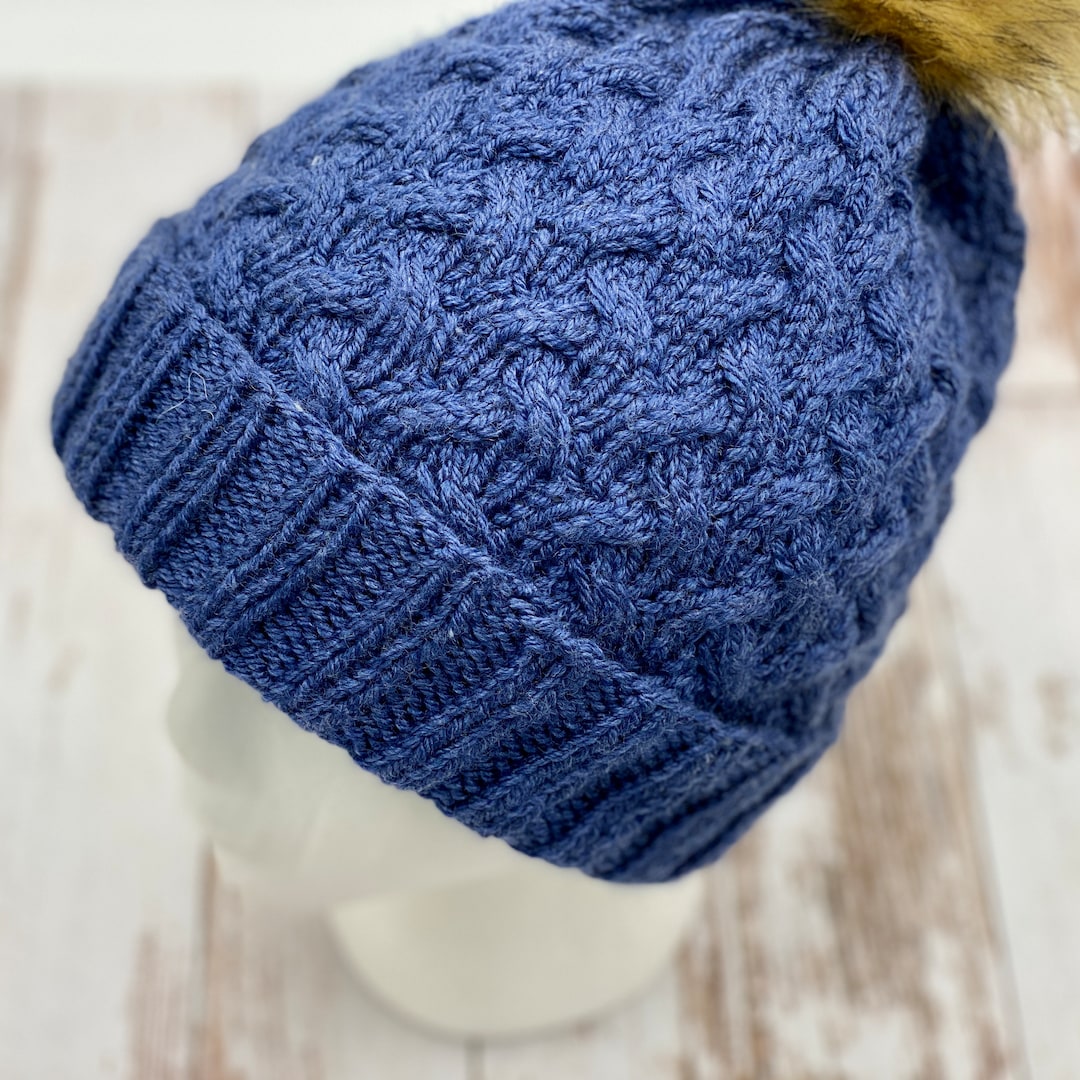 Choppy Waters Cap | Knitting Pattern | Cables | Beginner - Etsy