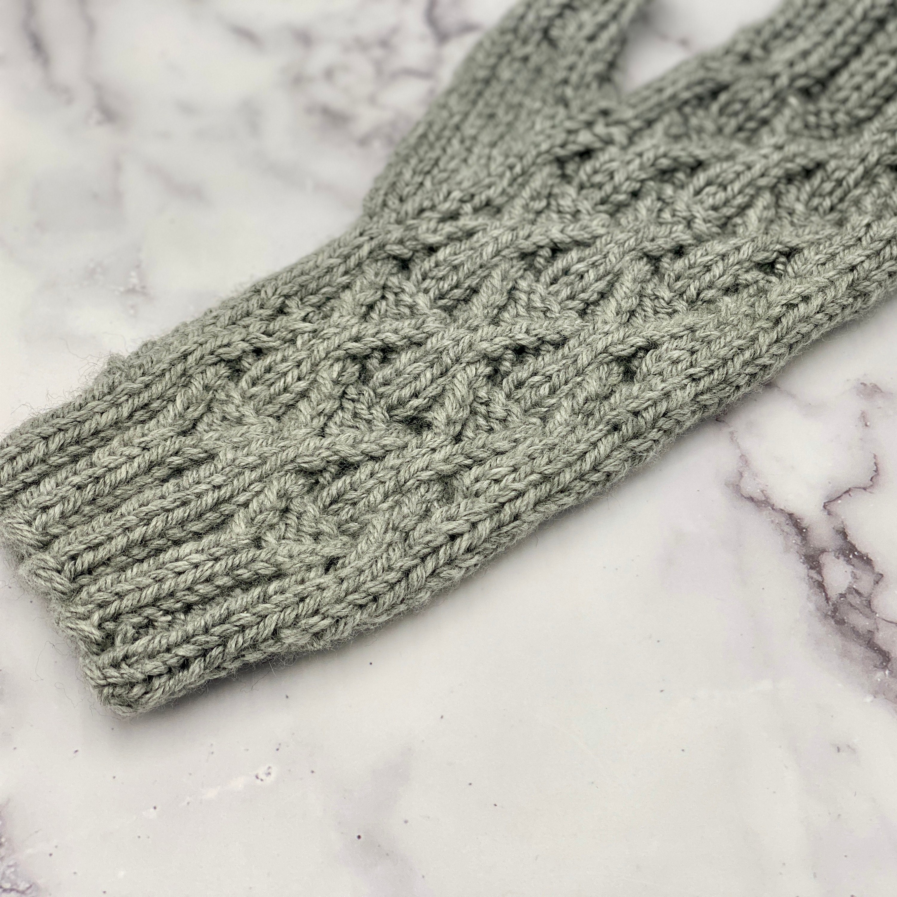 Decision Tree Mittens | Knitting Pattern | Cables | Beginner - Etsy