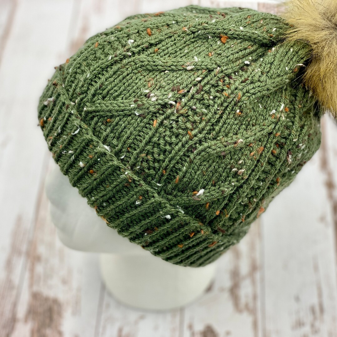 Twisty Taper Knitting Pattern Cables Beginner Etsy