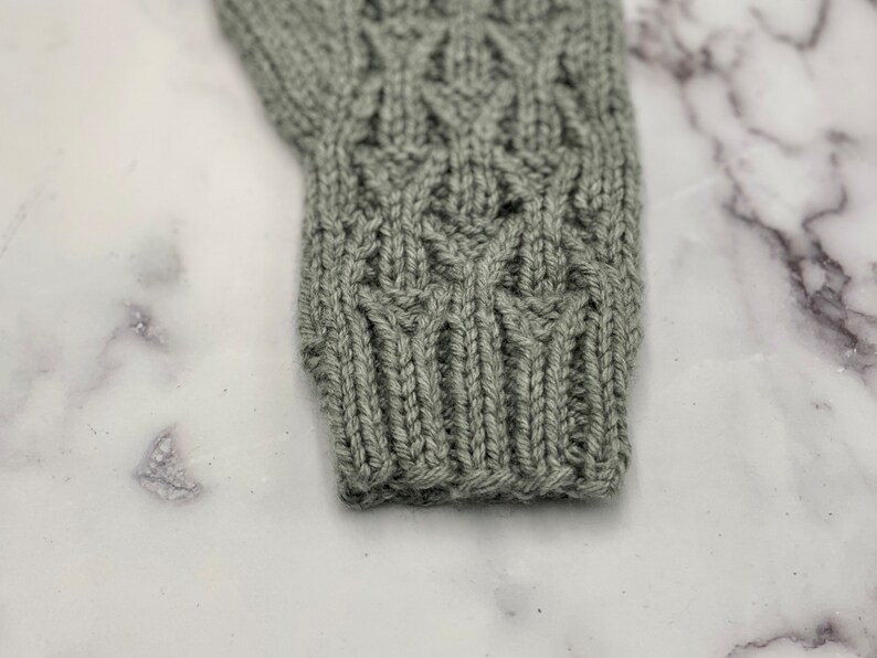 Decision Tree Mittens | Knitting Pattern | Cables | Beginner - Etsy