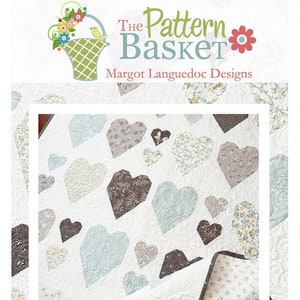 Love Story by The Pattern Basket, Margot Designs Paper Pattern ONLY 59 1/2 by 65 1/4