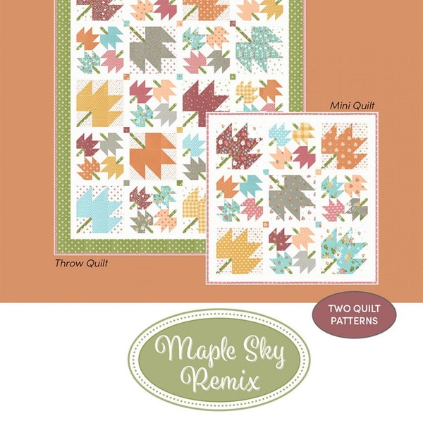 Maple Sky Remix QLD231 Quilt Pattern By A Quilting Life 2 sizes