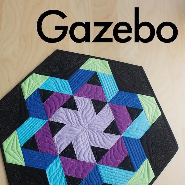 Gazebo Table Topper Pattern by Jaybird Quilts By Julie Herman JBQ161 mini bin