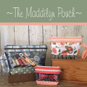 Maddilyn Pouch TAT345 From This and That by Sherri Falls sewing pattern Bin MP