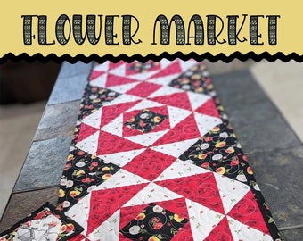 Villa Rosa Designs with Sewl Sister FLOWER MARKET 15"x45" Paper Pattern