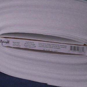 Double Side Fusible Non-Woven Heavyweight Craf-tex Plus 337BF-WHT Sold in 1/2 yard increments