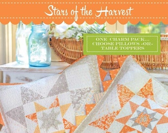 Stars of the Harvest Pattern by Fig Tree Quilts by Joanna Figueroa - 3 sizes included - FTQ1965