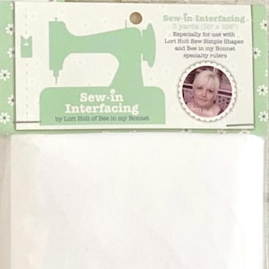 Lori Holt Packaged Pellon  From Riley Blake Designs By Holt, Lori In Sew-In Non-Woven package includes 3 yds