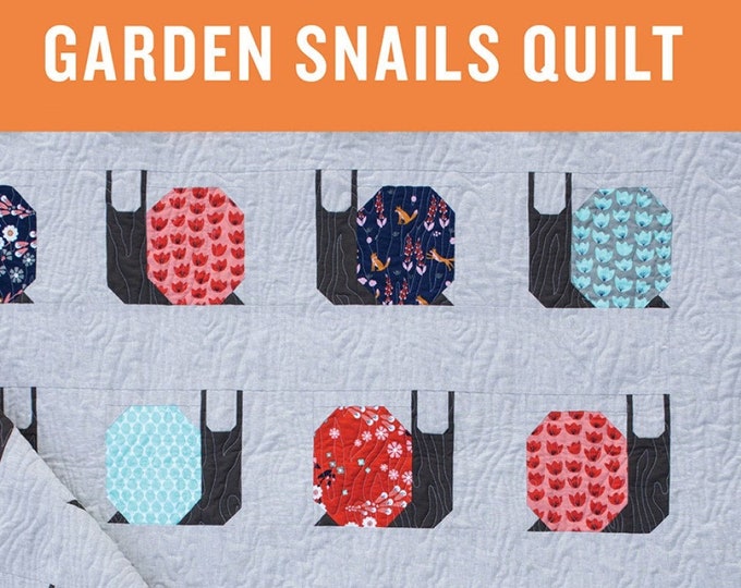 Garden Snails Quilt Pattern 102PAPP From Pen & Paper Patterns by