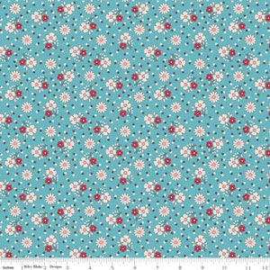 Mercantile Yesterday Cottage Yardage C14401-Cottage by Lori Holt of Bee in my Bonnet for Riley Blake Designs Sold in 1/2 yard increments