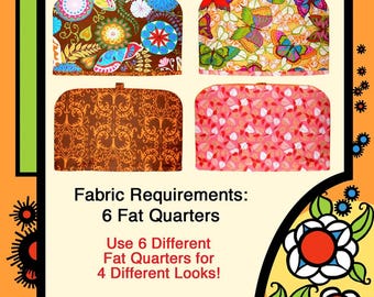 Rebecca Jane Reversible Sewing Machine Cover Printed Pattern for Villa Rosa Designs