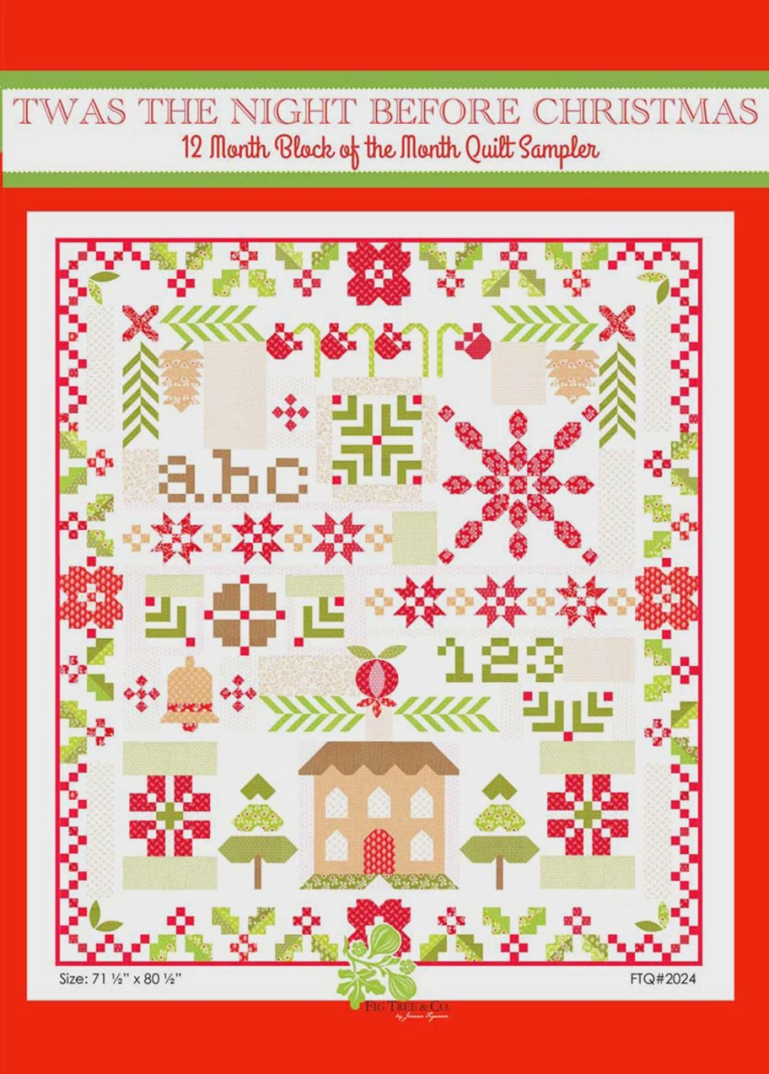 Twas the Night Before Christmas 12 Month Block of the Month Quilt ...