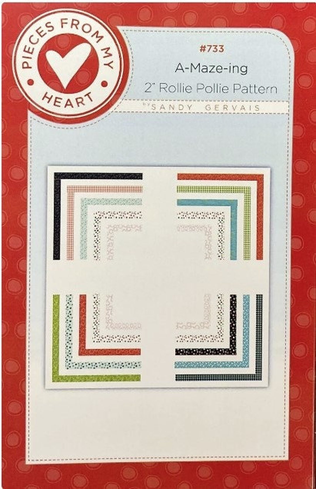 A-maze-ing Quilt Pattern PM733 From Pieces From My Heart by Gervais ...