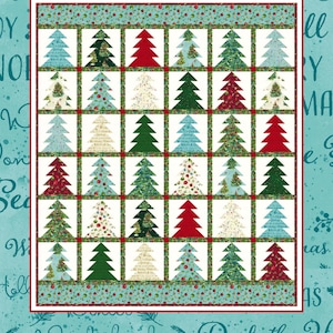 Tree Farm Quilt Pattern by Barbara Cherniwchan for Coach House Designs CHD-1549 53 x 63