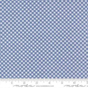 Rosie Gingham Denim Jeans Yardage 35427-29 By Fig Tree & Co Sold In 1/2 Yard Increments Cut Continuously