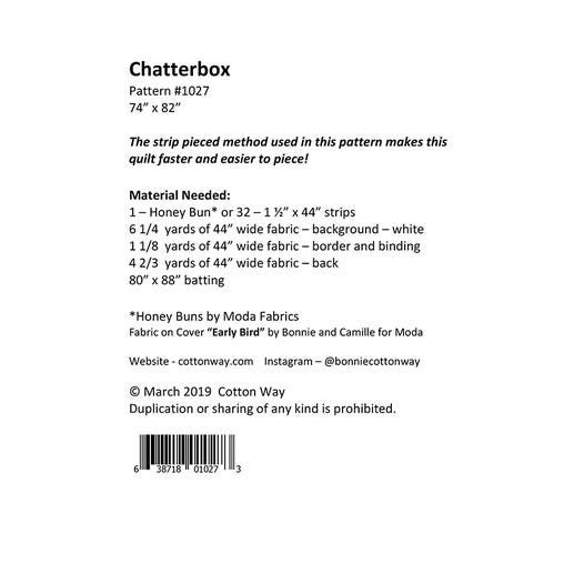 Chatterbox Paper Pattern by Bonnie Olaveson of Cotton Way CW1027 - Etsy