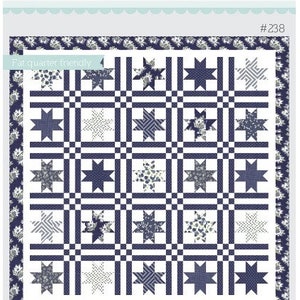 Blue Skies - Printed Pattern - 74” x 74" - Thimble Blossoms by Camille Roskelley of Bonnie and Camille TBL238