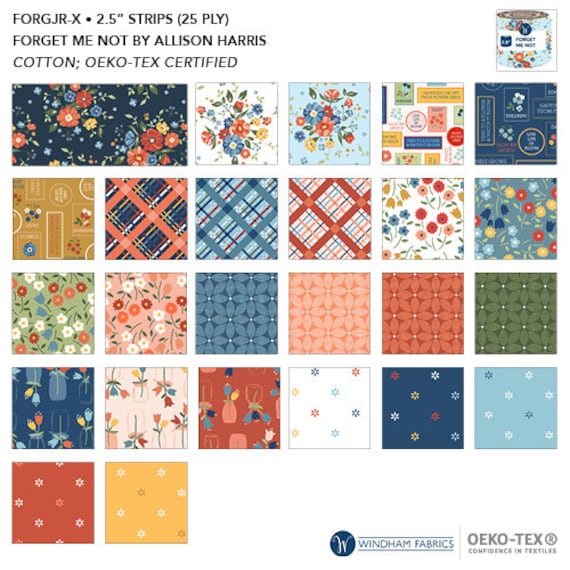 Forget Me Not: Stamps in Ochre Forget Me Not: Stamps in Ochre