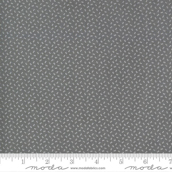 Urban Farmhouse Gatherings II Hour Glass Ash Grey HALF YARD Increments 49134-11 by Primitive Gatherings for Moda Fabrics