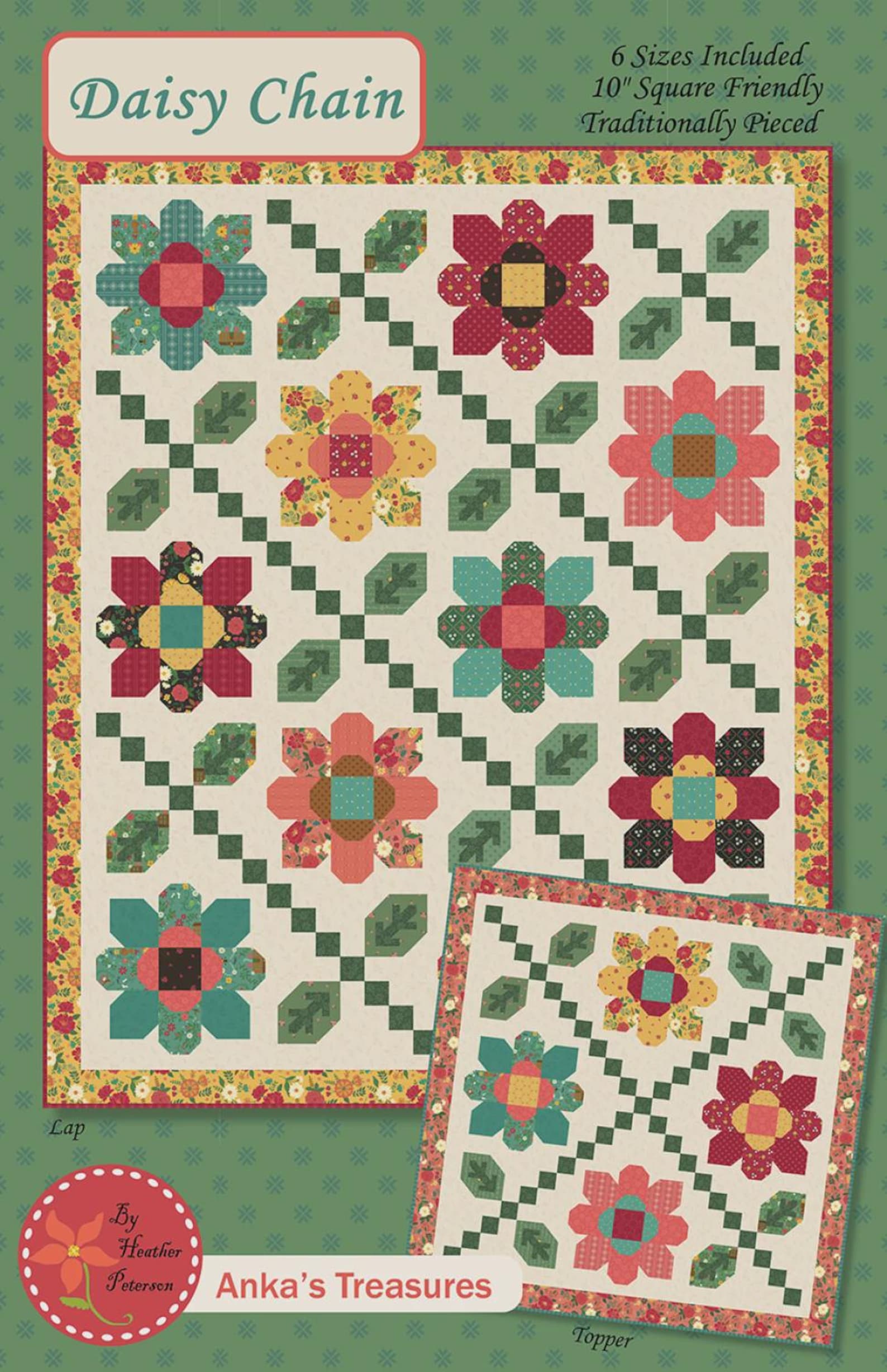 Daisy Chain Quilt Pattern ANK363 by Heather Peterson for Anka's ...