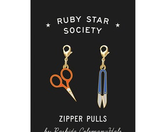 Rashida Zipper Pulls 2ct  RS7039 Ruby Star Society