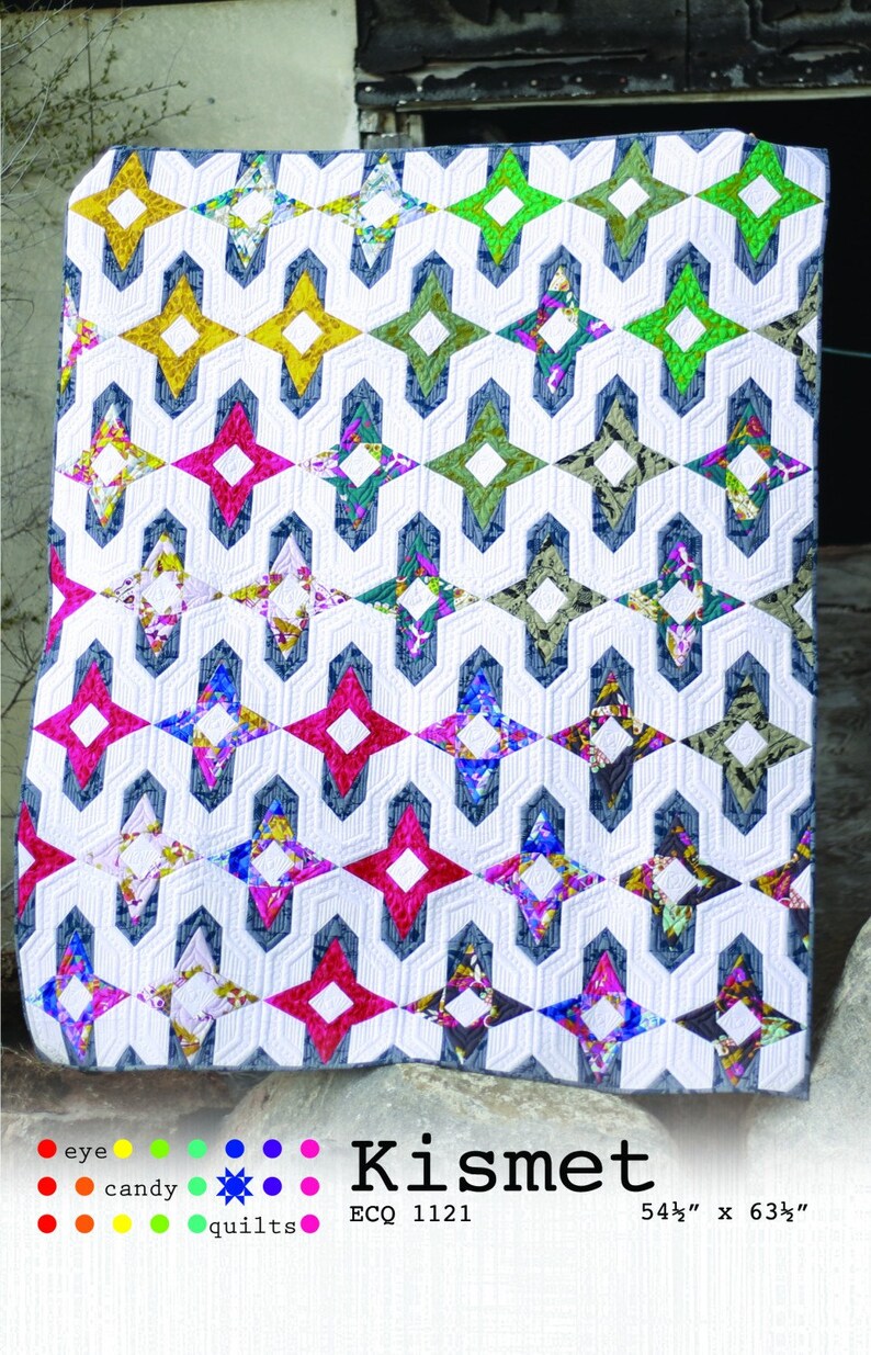 Kismet ECQ1121 Sewing Quilt Pattern by Eye Candy Quilts Etsy