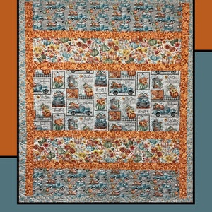 Pumpkin Pie Quilt Pattern Villa Rosa Designs Finished 49 x 60
