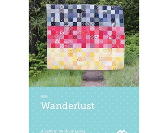 Wonderlust -Printed Quilt Pattern MV005 - From Maker Valley By Holly Lesue