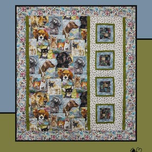 Happy Daze Quilt Pattern Card by Tamara Cook for Villa Rosa