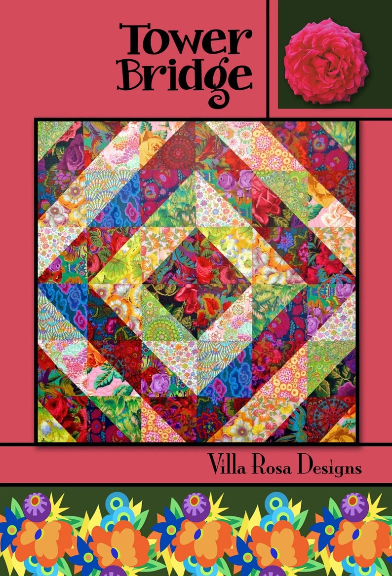 Tower Bridge Quilt Pattern by Villa Rosa Designs 54 X 54 - Etsy