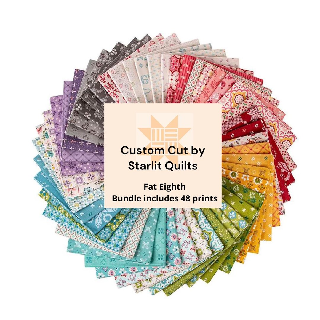 Piece and Plenty Fat Eighth Bundle Custom Cut Includes 48 Prints by ...