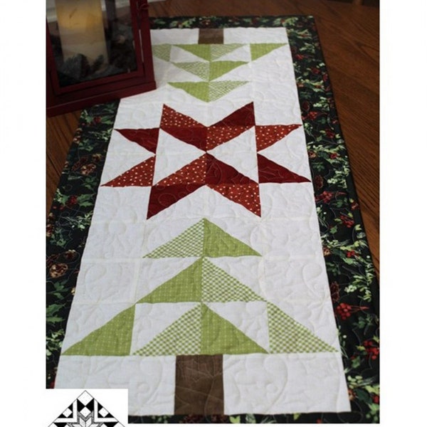 Timber Pines Table Runner CSS365 From Creek Side Stitches