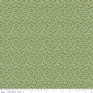 Home Town Lettuce Bodell Yardage C13594-Lettuce by Lori Holt for Riley Blake Designs Sold in 1/2 yard increments