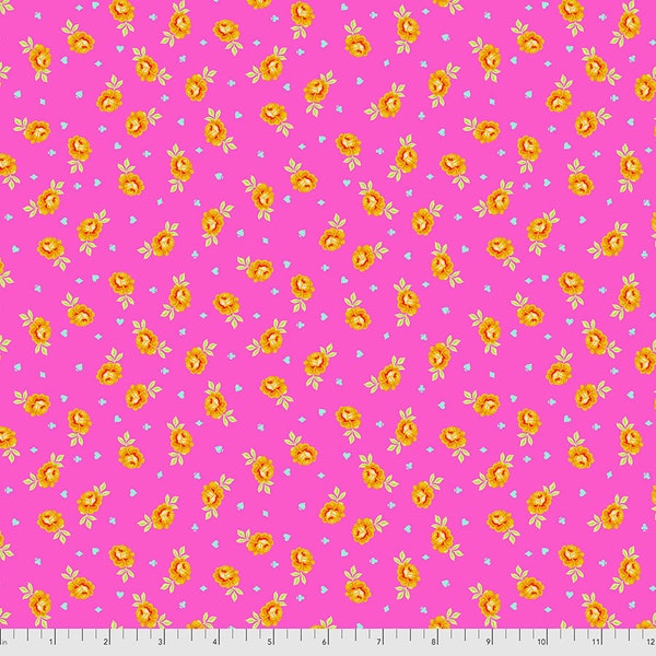 Curiouser and Curiouser Baby Buds Wonder sold 1/2 yard increments PWTP167.Wonder by Tula Pink for Free Spirit Fabrics