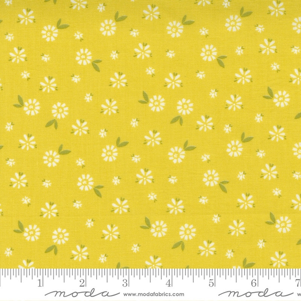 Seashore Drive Blossom Citrine Yardage 37622-12 by Sherri and Chelsi for Moda Fabrics