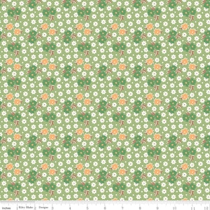 Home Town Lettuce Sorenson Yardage C13586-Lettuce by Lori Holt for Riley Blake Designs Sold in 1/2 yard increments