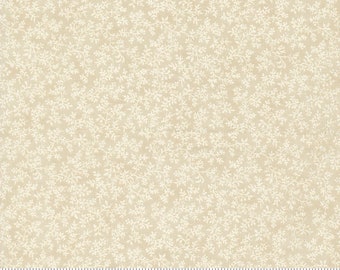 3 Sisters Favorites Vintage Linens Poetic Vines Taupe Yardage 44363-15 for Moda Fabrics sold in 1/2 yard increments
