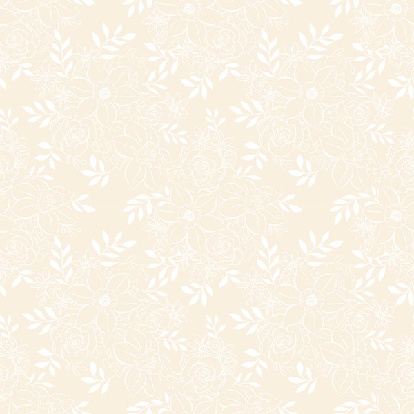 Winterglow First Bloom in Natural RS5108 11 by Ruby Star for Moda Fabrics