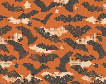 Gone Batty - Orange Yardage PWMA007.XORANGE by  Maude  Asbury