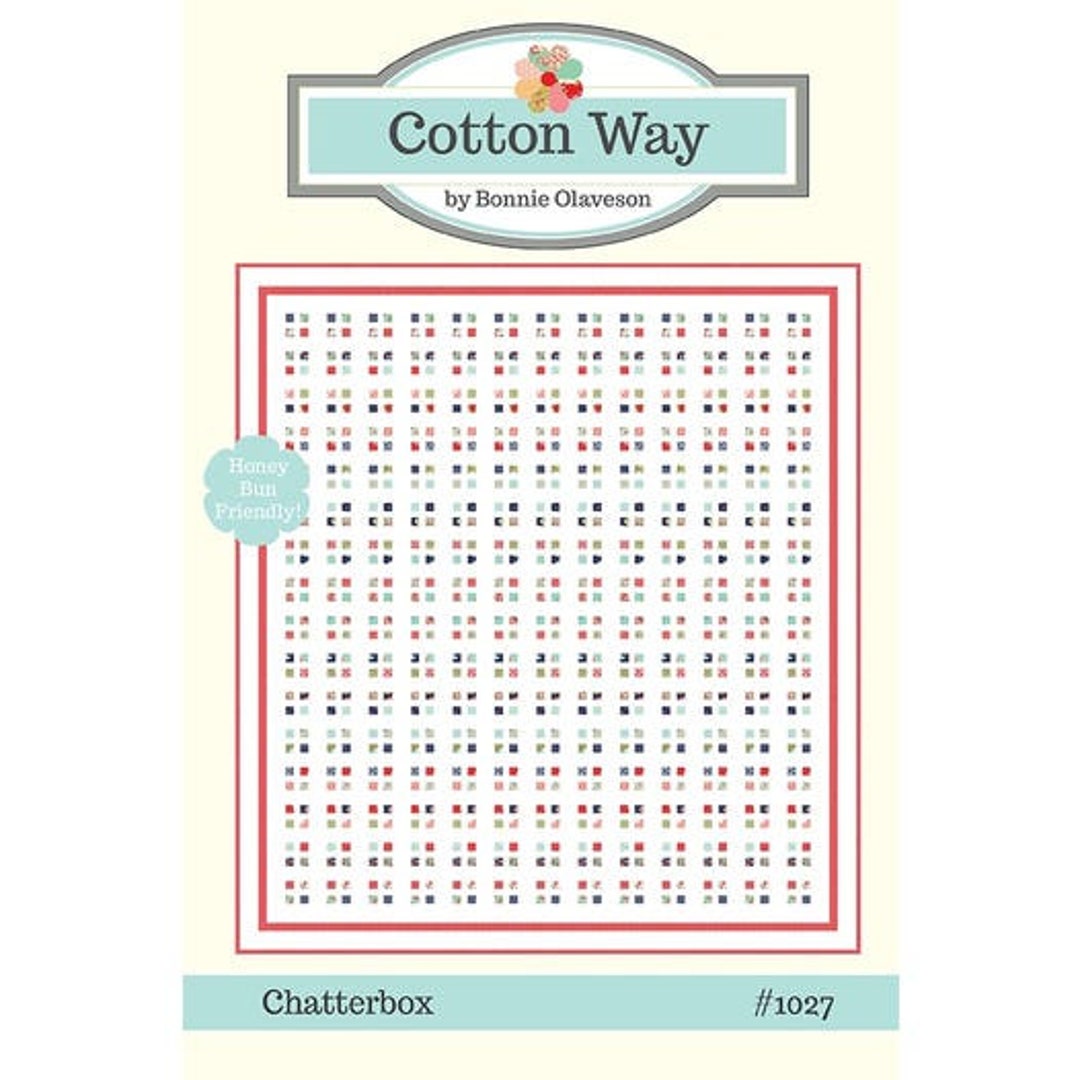 Chatterbox Paper Pattern by Bonnie Olaveson of Cotton Way CW1027 - Etsy