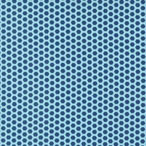 Berry Basket Honeycomb in Blueberry 24156 15  by April Rosenthal Sold in 1/2 yard Increments