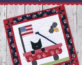 Sweet Kitty of Summer Mini Quilt Pattern TAT351 by Sherri Falls for This and That