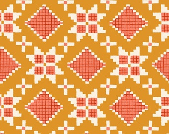 Winterglow Star Geometrics in Honey RS5106 15 by Ruby Star for Moda Fabrics