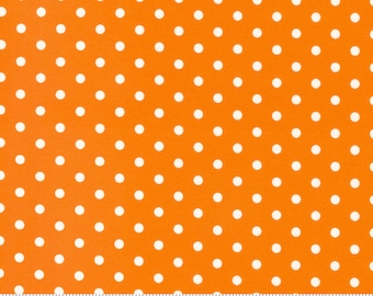 Sweet Melodies Polka Dots Orange 21818-13 by American Jane sold in 1/2 yard increments cut contiguously