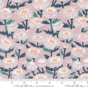 Love Letter November Mauve Yardage 37122-36 by Lizzy House for Moda fabrics sold in 1/2 yard increments