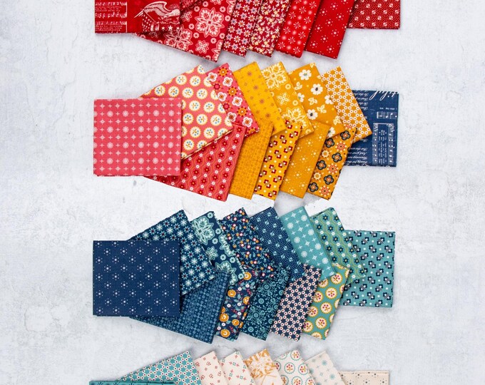 Americana Fat Eighth Bundle / Stacker by Lori Holt for Riley Blake ...